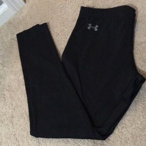 Women’s blk Under Armer long leggings compression